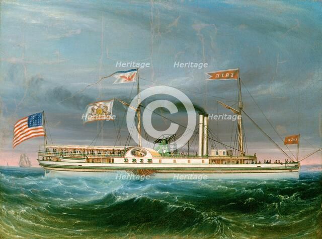 Steamship "Erie", probably 1837. Creator: Unknown.