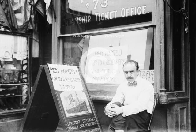 Steamship strike, between c1910 and c1915. Creator: Bain News Service.