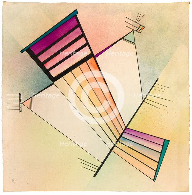 Steadfast, 1931. Creator: Kandinsky, Wassily Vasilyevich (1866-1944).