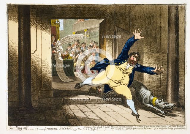 Stealing off; - or - prudent Secession, 1798.