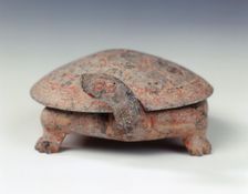 Steatite covered ink palette in the shape of a tortoise, Six Dynasties, 7th century or earlier