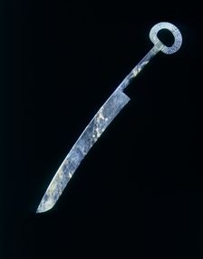 Steatite dagger, Spring and Autumn Period, China, c770-475 BC. Creator: Unknown