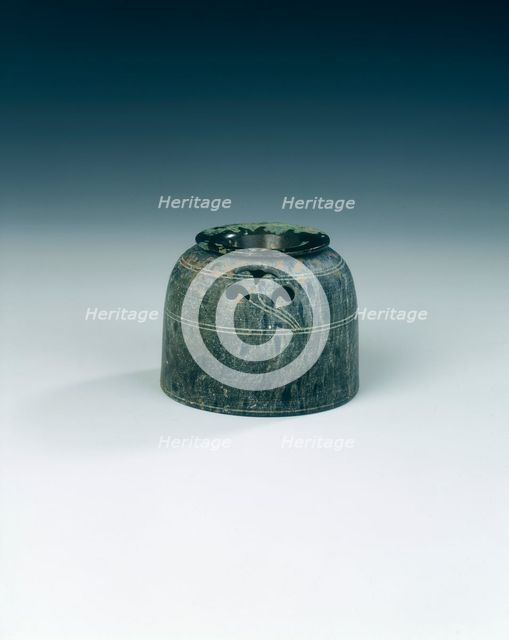 Steatite hand warmer, Tang dynasty, China, 618-907 AD. Creator: Unknown.