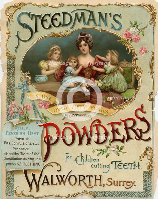 Steedman’s Powders, 19th century. Artist: Unknown