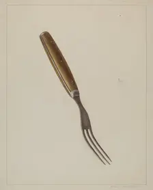 Steel Fork, c. 1938. Creator: Fred Hassebrock