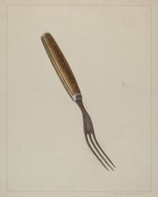 Steel Fork, c. 1938. Creator: Fred Hassebrock