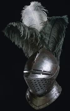 Steel helmet made in the Royal Armory at Greenwich Palace, from London, c1540. Creator: Unknown