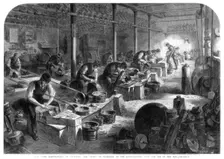 Steel manufactures of Sheffield, Yorkshire, 1866. Creator: Mason Jackson