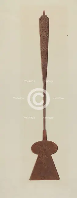 Steel Spatula, 1935/1942. Creator: Fritz Boehmer.
