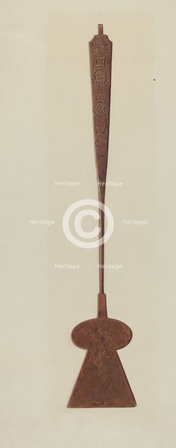Steel Spatula, 1935/1942. Creator: Fritz Boehmer.