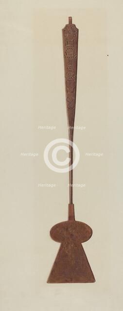 Steel Spatula, 1935/1942. Creator: Fritz Boehmer.