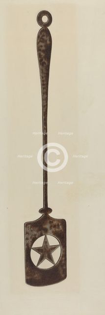 Steel Spatula, c. 1940. Creator: Unknown.