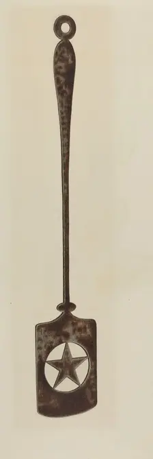 Steel Spatula, c. 1940. Creator: Unknown