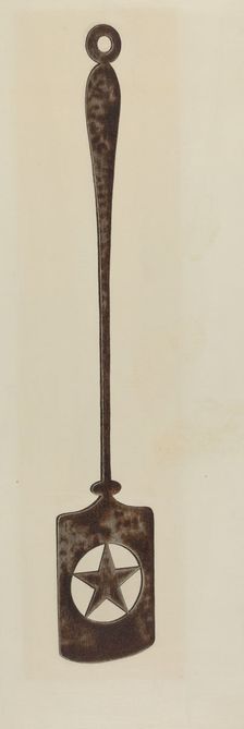 Steel Spatula, c. 1940. Creator: Unknown