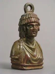 Steelyard Weight with the Bust of a Woman, Byzantine, 4th century. Creator: Unknown