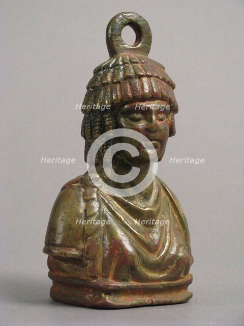 Steelyard Weight with the Bust of a Woman, Byzantine, 4th century. Creator: Unknown.