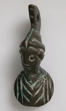 Steelyard Weight with the Bust of Athena, Byzantine, 5th-7th century. Creator: Unknown