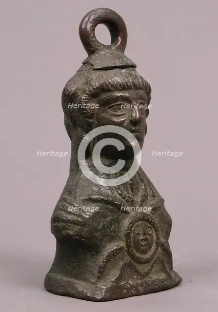 Steelyard weight in the form of Athena, Byzantine, 6th-9th century (?). Creator: Unknown.