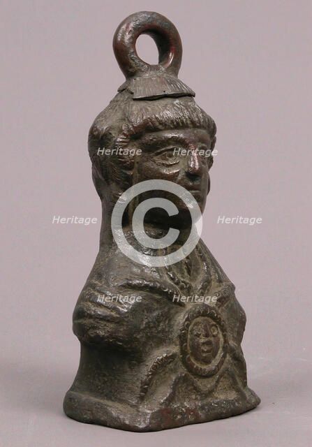 Steelyard weight in the form of Athena, Byzantine, 6th-9th century (?). Creator: Unknown.