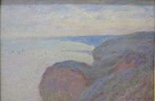 Steep Cliffs near Dieppe, 1897. Creator: Claude Monet