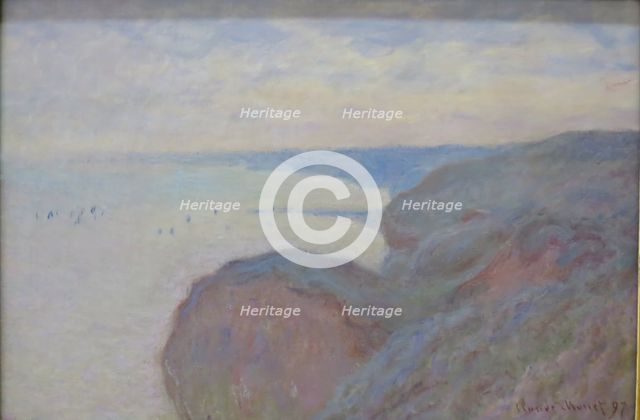 Steep Cliffs near Dieppe, 1897. Creator: Claude Monet.