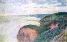 Steep Cliffs near Dieppe 1897. Artist: Claude Monet