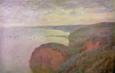 Steep Cliffs near Dieppe 1897. Artist: Claude Monet