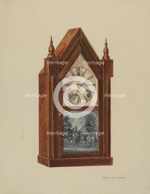 Steeple Clock, 1938. Creator: Francis Law Durand.