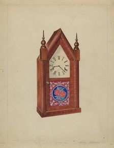 Steeple Clock, c. 1937. Creator: Arthur Matthews