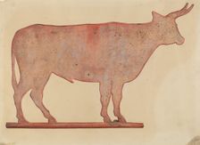 Steer Weather Vane, c. 1938. Creator: Mina Lowry