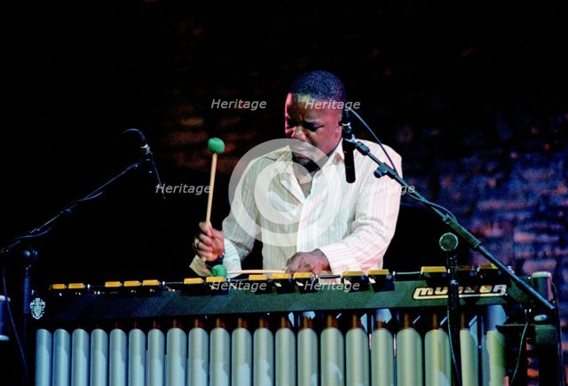 Stefon Harris, Brecon Jazz Festival, August 2004.  Artist: Brian O'Connor.