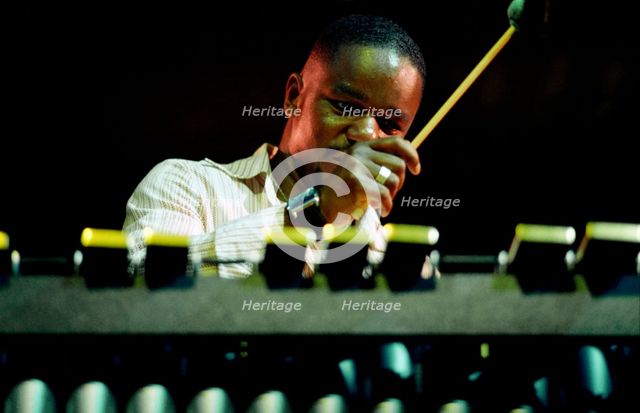Stefon Harris, Brecon Jazz Festival, August 2004.  Artist: Brian O'Connor.