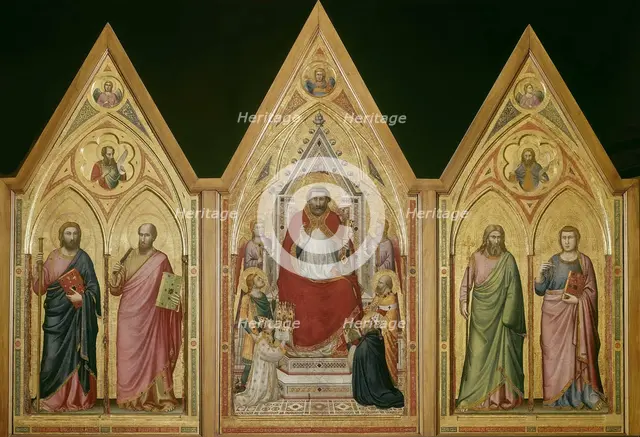 Stefaneschi Triptych (verso), ca 1330. Creator: Giotto di Bondone (1266-1377).