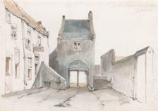 Steigerpoort in Leerdam, 1832-1880. Creator: Jan Weissenbruch