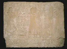 Stela (Commemorative Stone) Depicting the Funeral of Ramose, Egypt, New Kingdom, Dynasty 19... Creator: Unknown