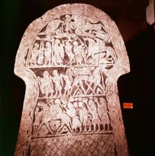 Stela from Gelgarda, Larbro, Gottland, Sweden, c20th century