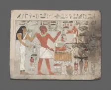 Stela of Amenemhat and Hemet, Egypt, Middle Kingdom, early Dynasty 12 (about 1956-1877 BCE). Creator: Unknown