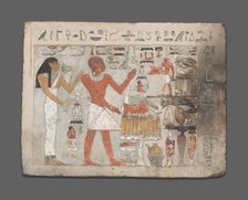 Stela of Amenemhat and Hemet, Egypt, Middle Kingdom, early Dynasty 12 (about 1956-1877 BCE). Creator: Unknown
