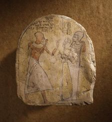 Stela of Ptah, Ramesside Period (about 1307-1070 BCE). Creator: Unknown