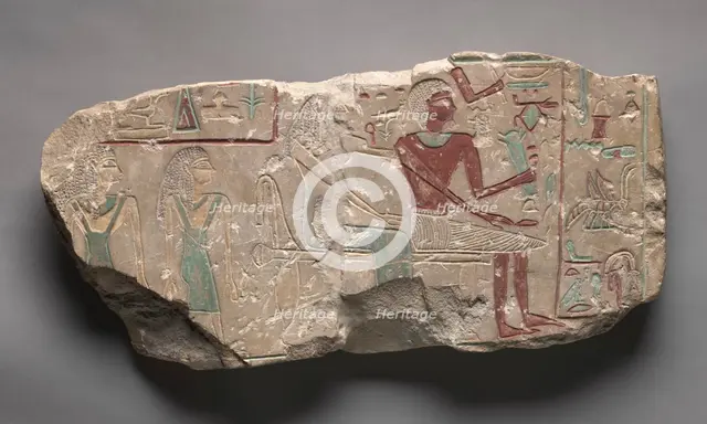 Stele of Itetioqer and Family, c. 2123-2040 BC. Creator: Unknown.