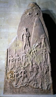 Stele of Naram Sim, second half of the 3rd millennium B.C.. Creator: Unknown