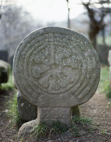 Stele, Necropolis of Argineta, Elorrio, Basque Country, Spain, 7th-9th century (2001). Creator: Unknown