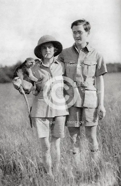 Stella Court Treatt and Errol Hinds, Dodoma to Mongalla, East Africa, 1925 (1927). Artist: Thomas A Glover