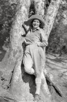 Stella Court Treatt, British adventurer, author and film maker, Maereres, Tanganyika, 1925 (1927). Artist: Thomas A Glover