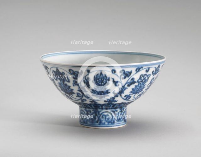 Stem Bowl, Xuande period, 1426/1435. Creator: Unknown.