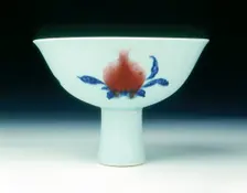 Stem bowl, Yongzheng period, Qing dynasty, China, 1723-1735. Creator: Unknown