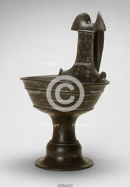 Stemmed Kyathos (Drinking Cup), 550-525 BCE. Creator: Unknown.