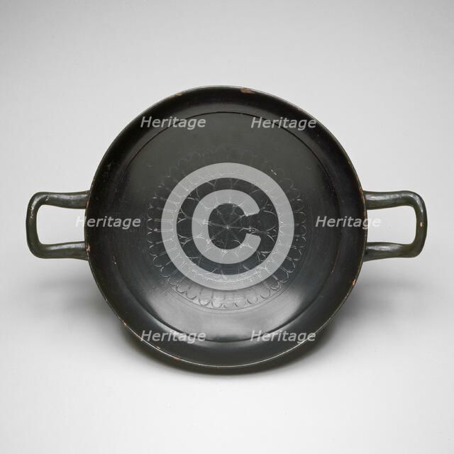 Stemless Kylix (Drinking Cup), about 460-450 BCE. Creator: Unknown.