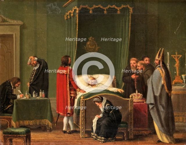 Sten Sture by the Deathbed of King Charles VIII of Sweden, .