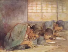 Stencil-Makers c1887, (1901). Artist: Mortimer L Menpes